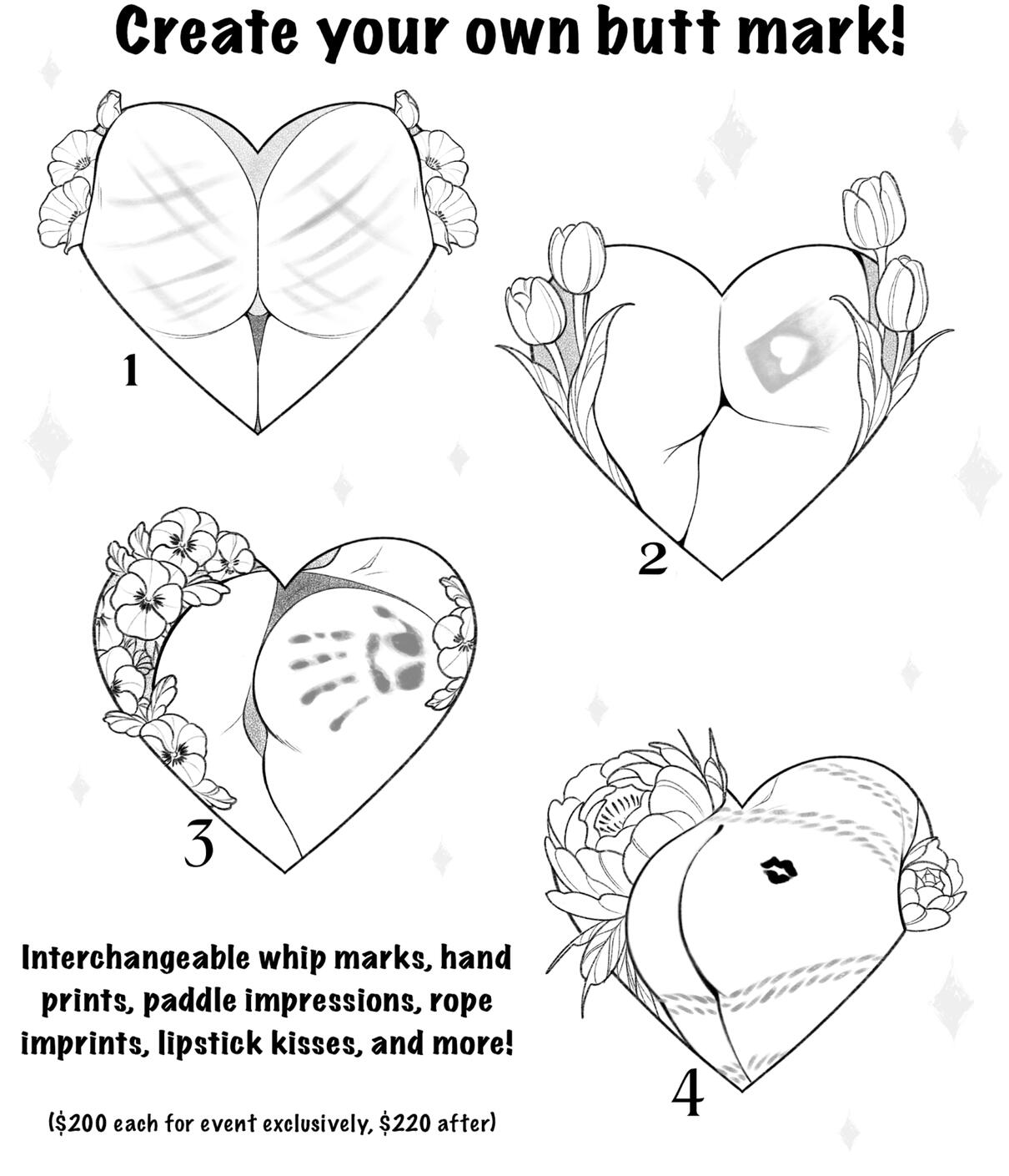 Butt mark flash sheet!