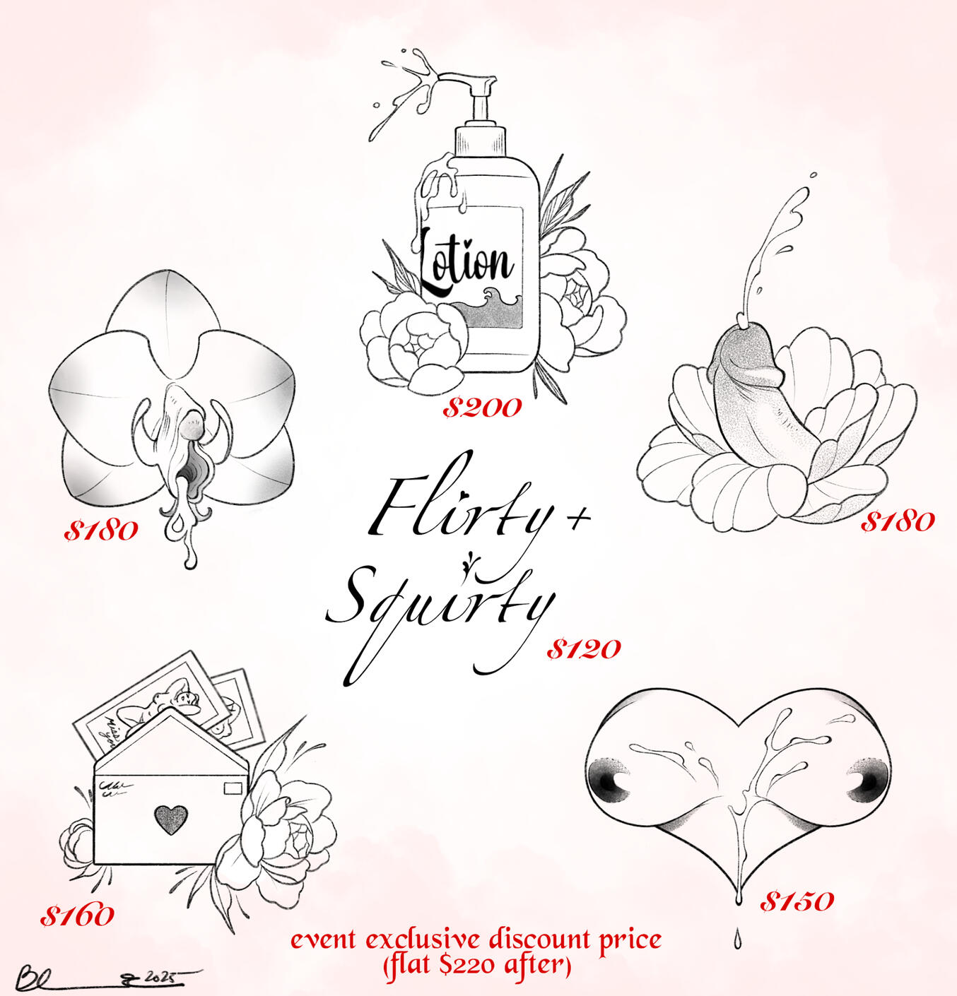 Flirty and squirty flash sheet!