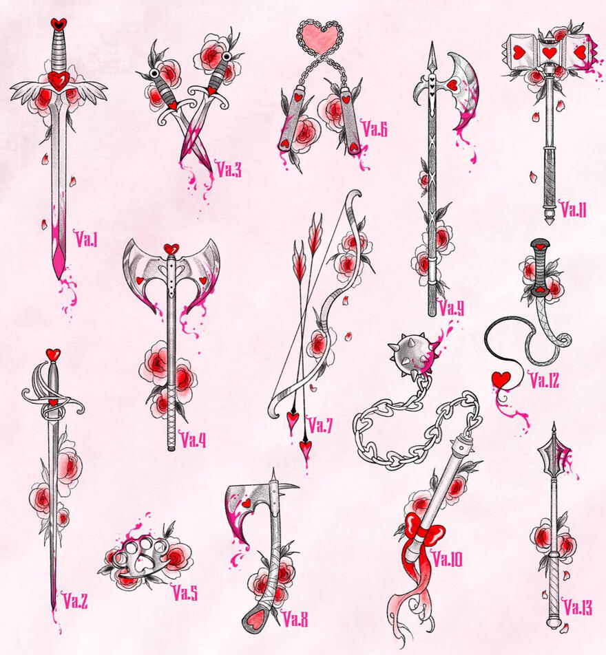 Valentines Weapons Valentines Weapons