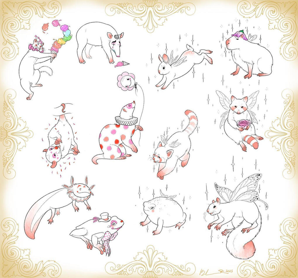 Clown/Fairy creatures Clown/Fairy creatures